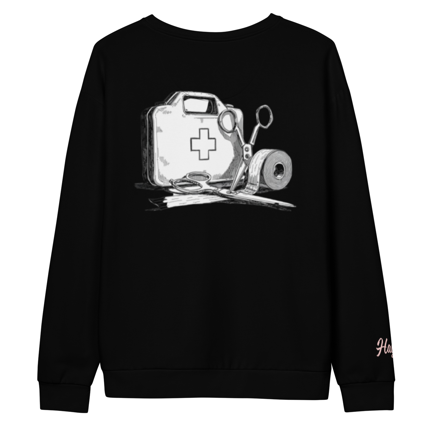 "athletic trainer" crew neck sweatshirt
