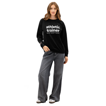 "athletic trainer" crew neck sweatshirt